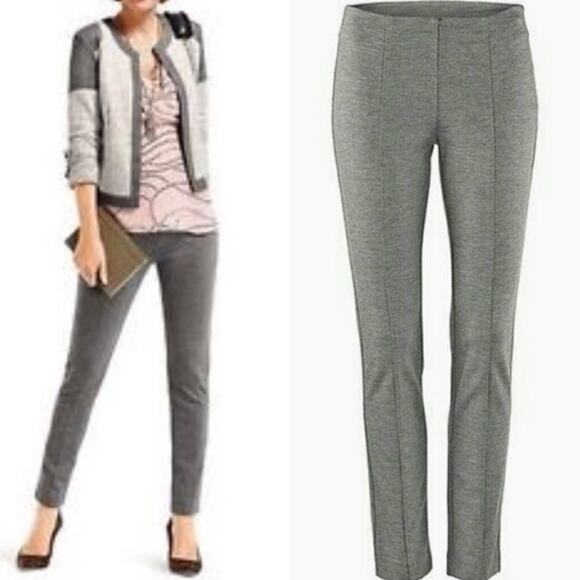 CAbi | Size 4 | Newport High Rise Pointe Knit Pant in Stone Grey #8114 - Picture 2 of 7